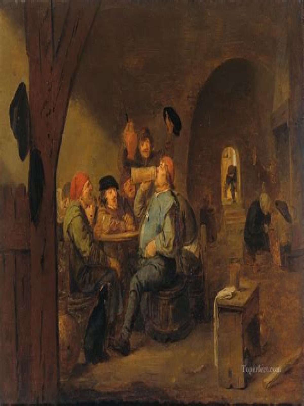 Baroque paintings of Brouwer and Boucher