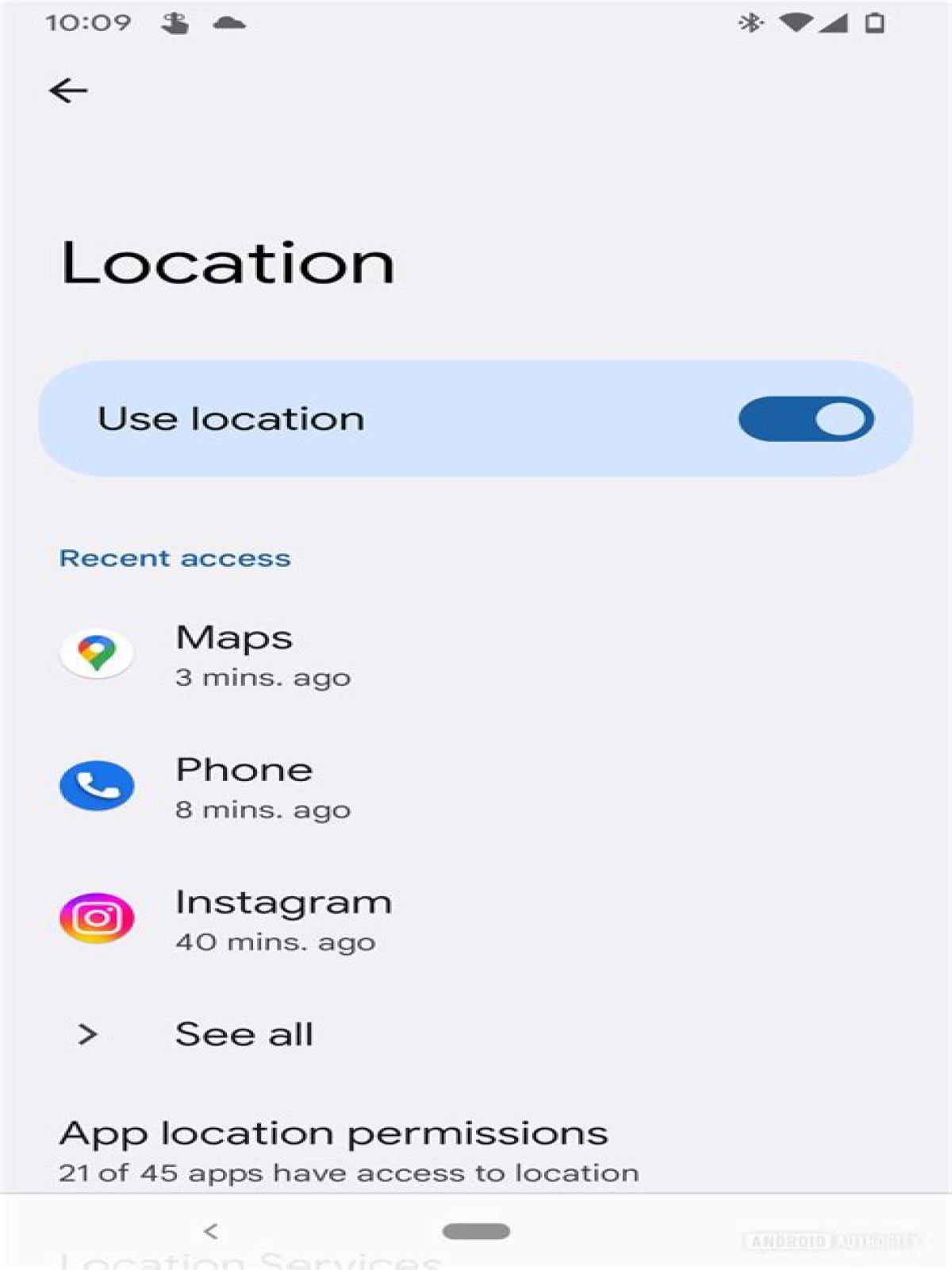 Do Android phones have location services?