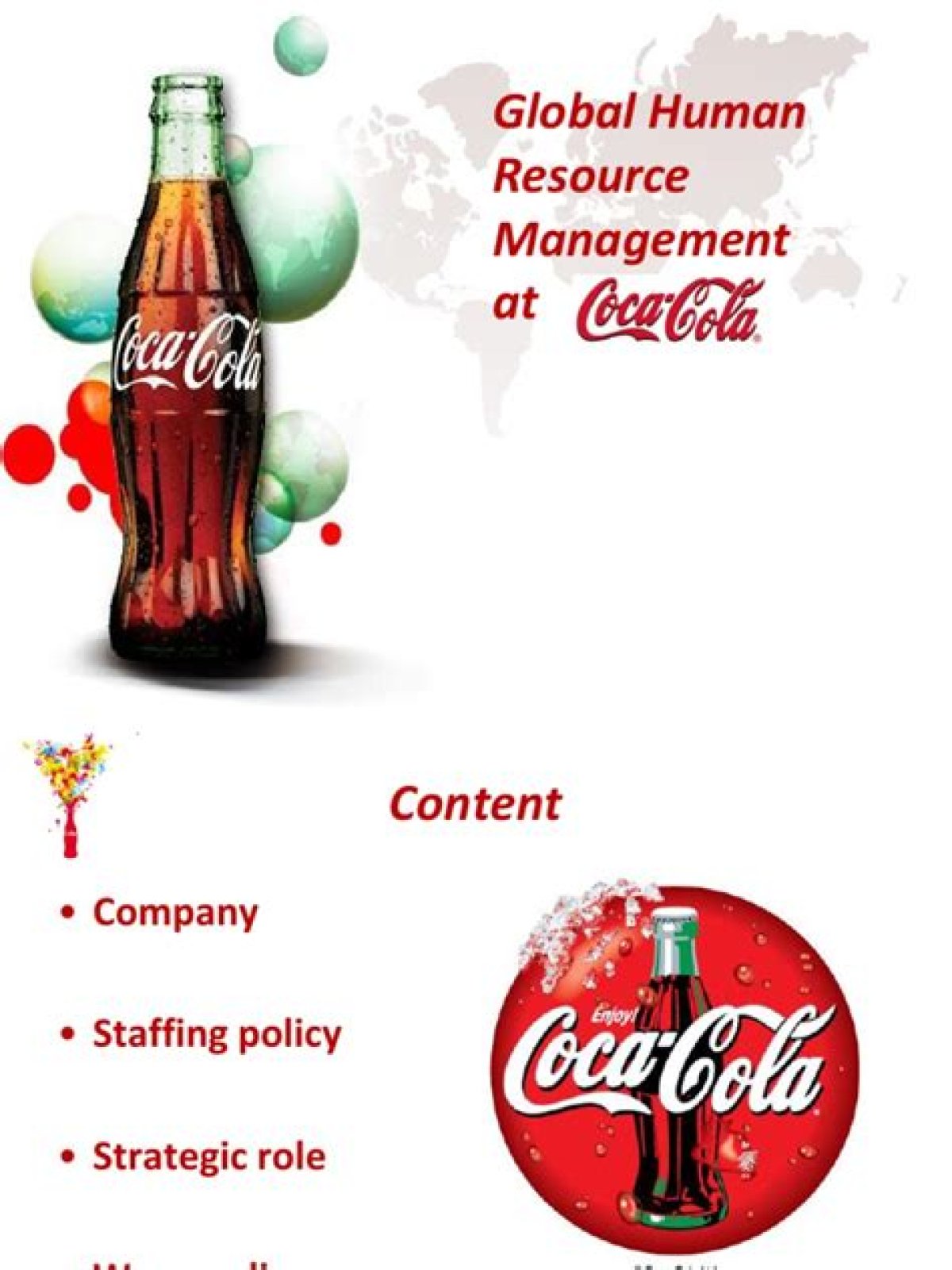 How do I contact Coca Cola human resources?