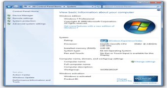How do I find my laptop properties Windows 7?