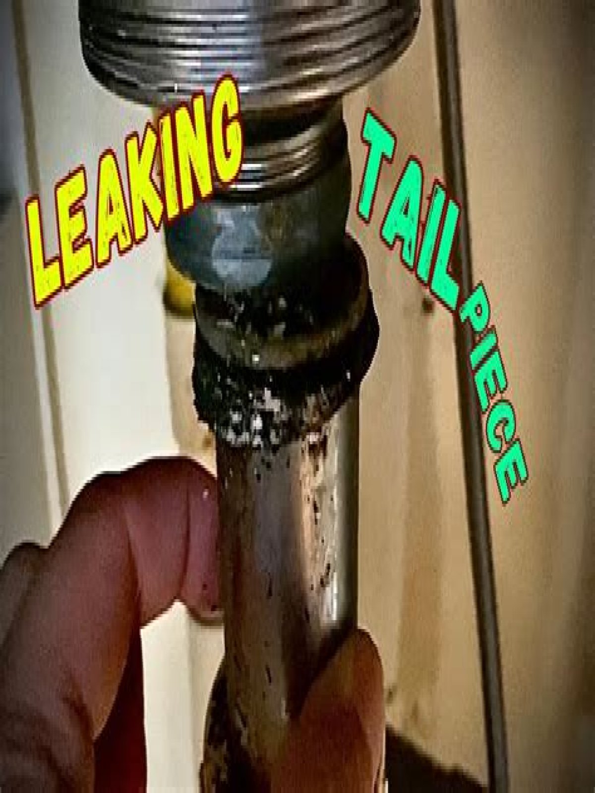 How do you stop a tailpiece from leaking?