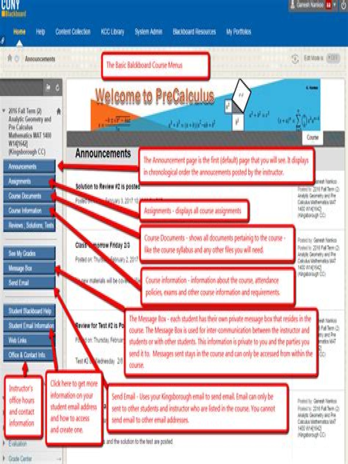 How do you use CUNY Blackboard?