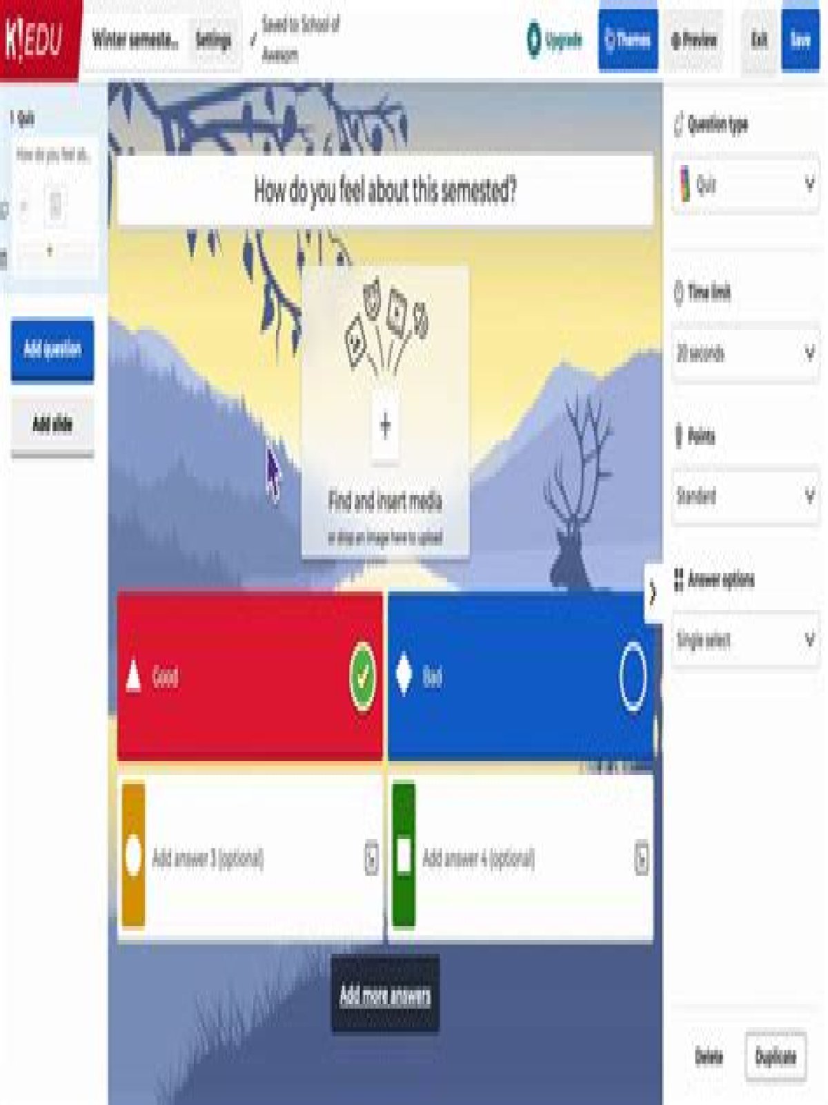how to change kahoot to public