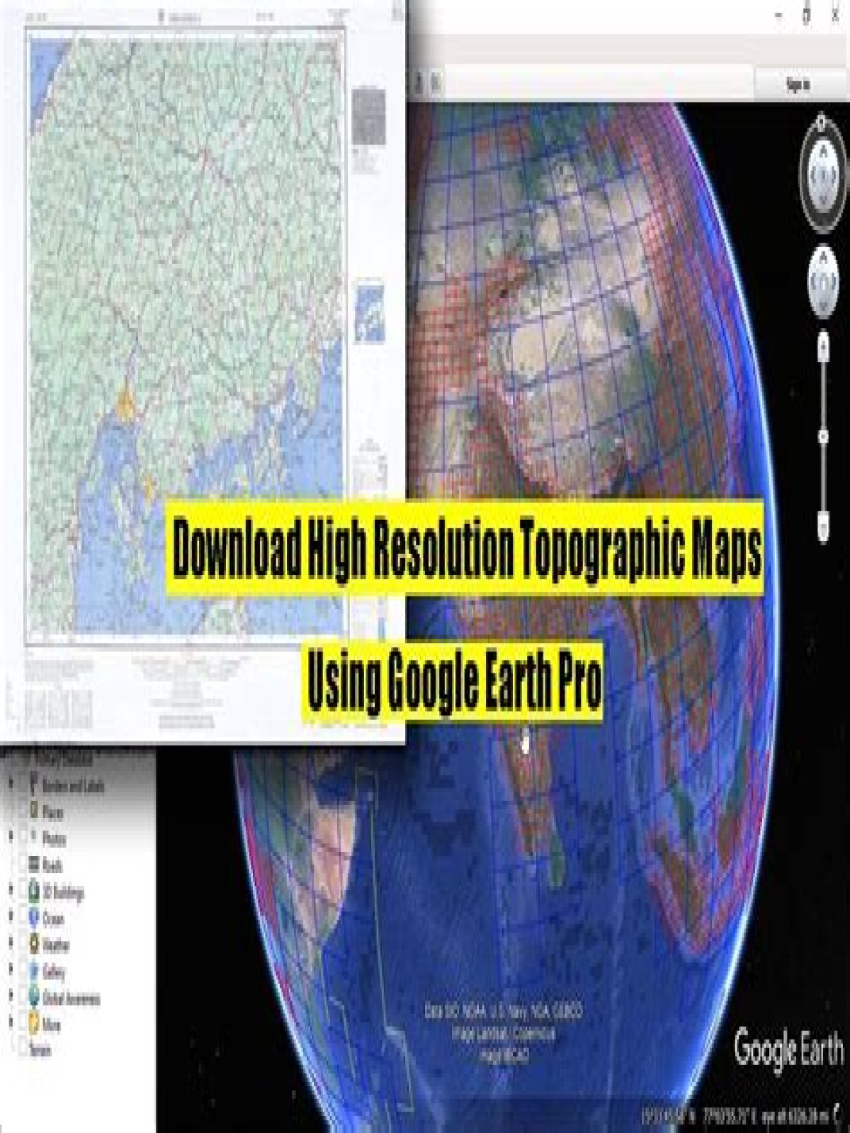 how to show topography in google maps