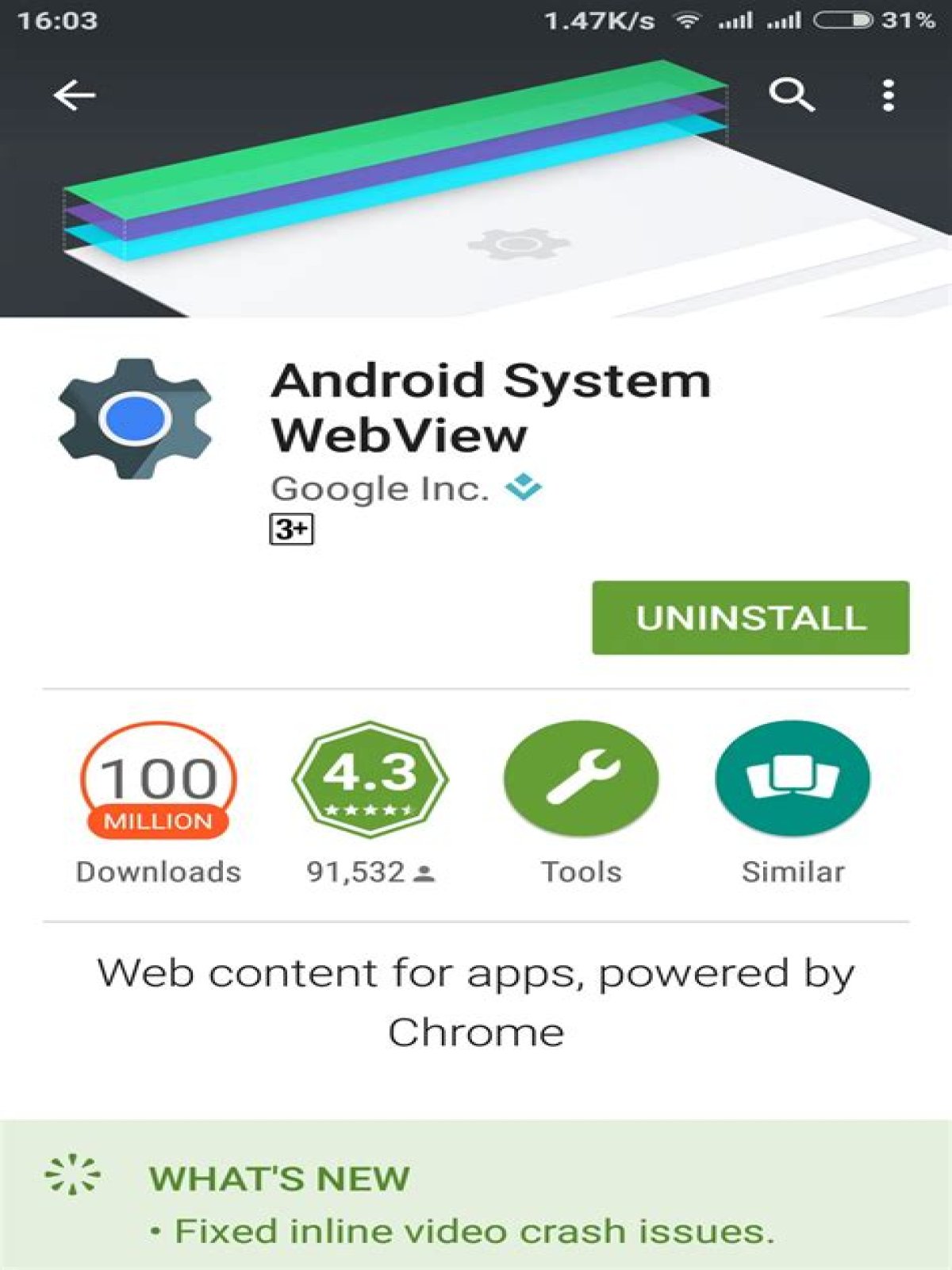 Question: What Is Android System Webview?