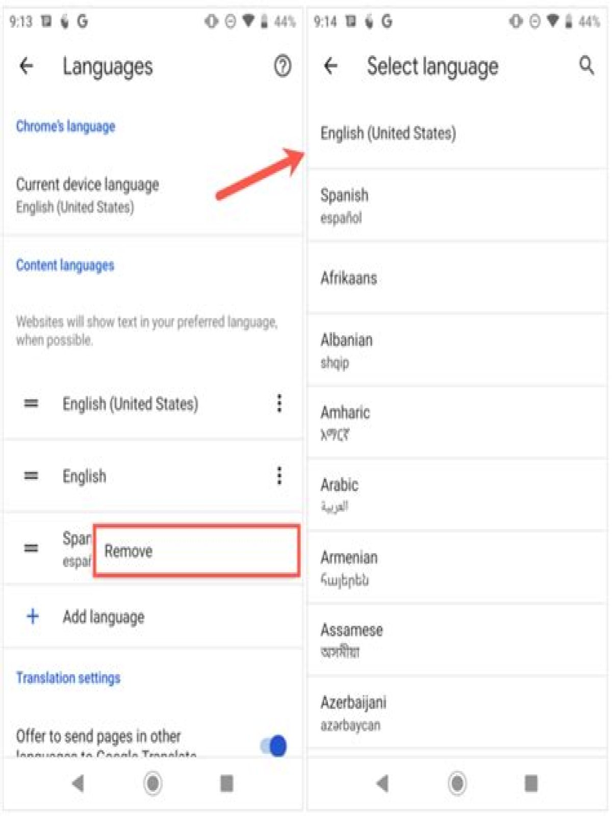 Quick Answer: How To Change Language In Google Chrome Android?