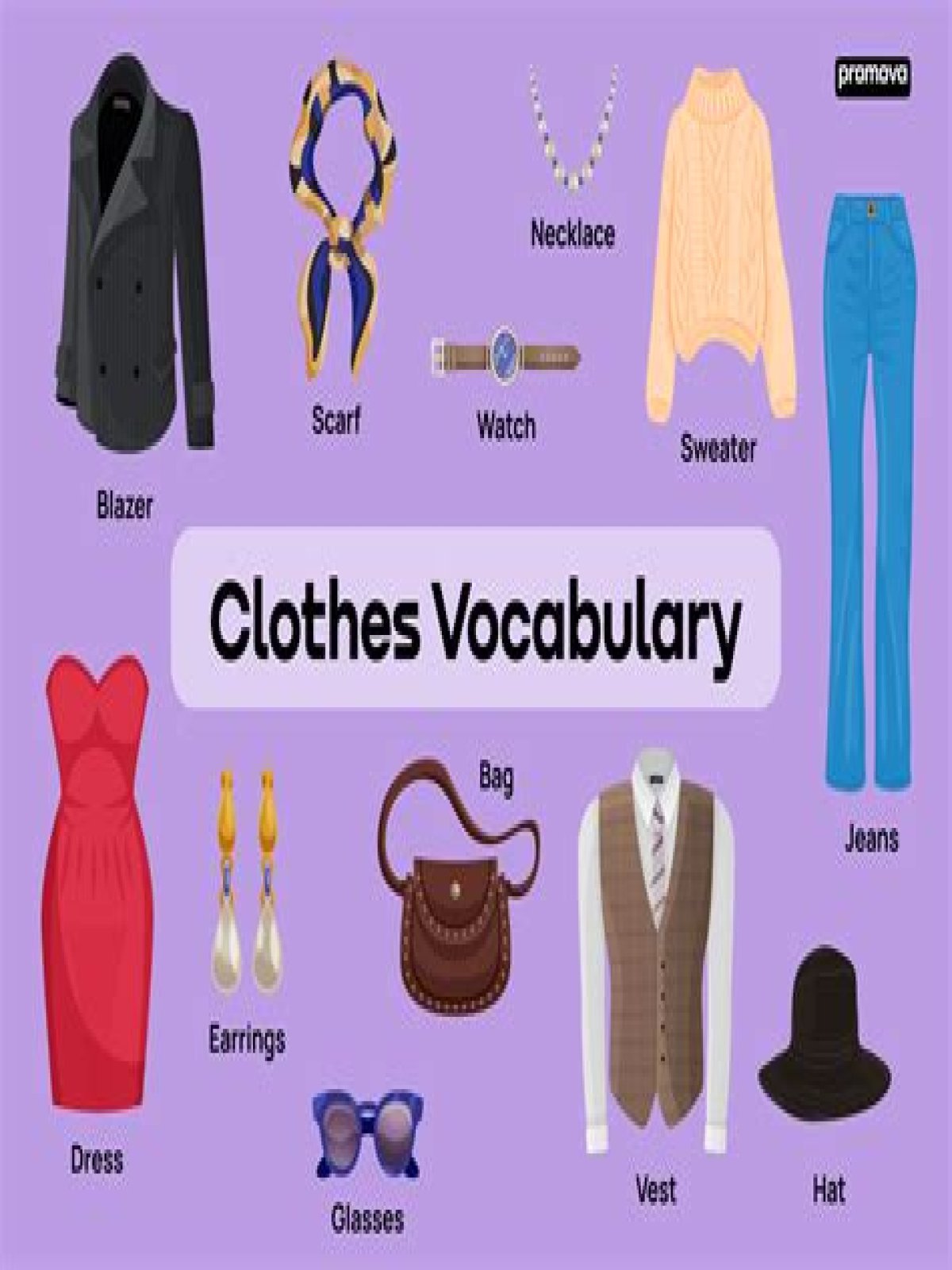 What are some articles of clothing?