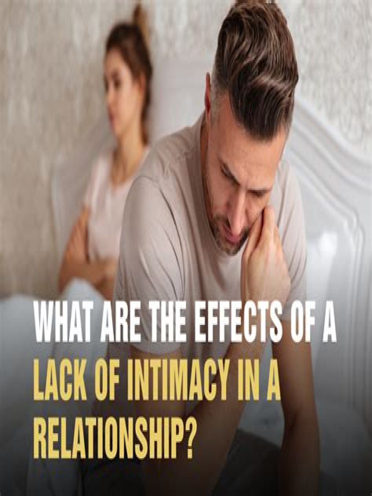 What does lack of intimacy do to a person?