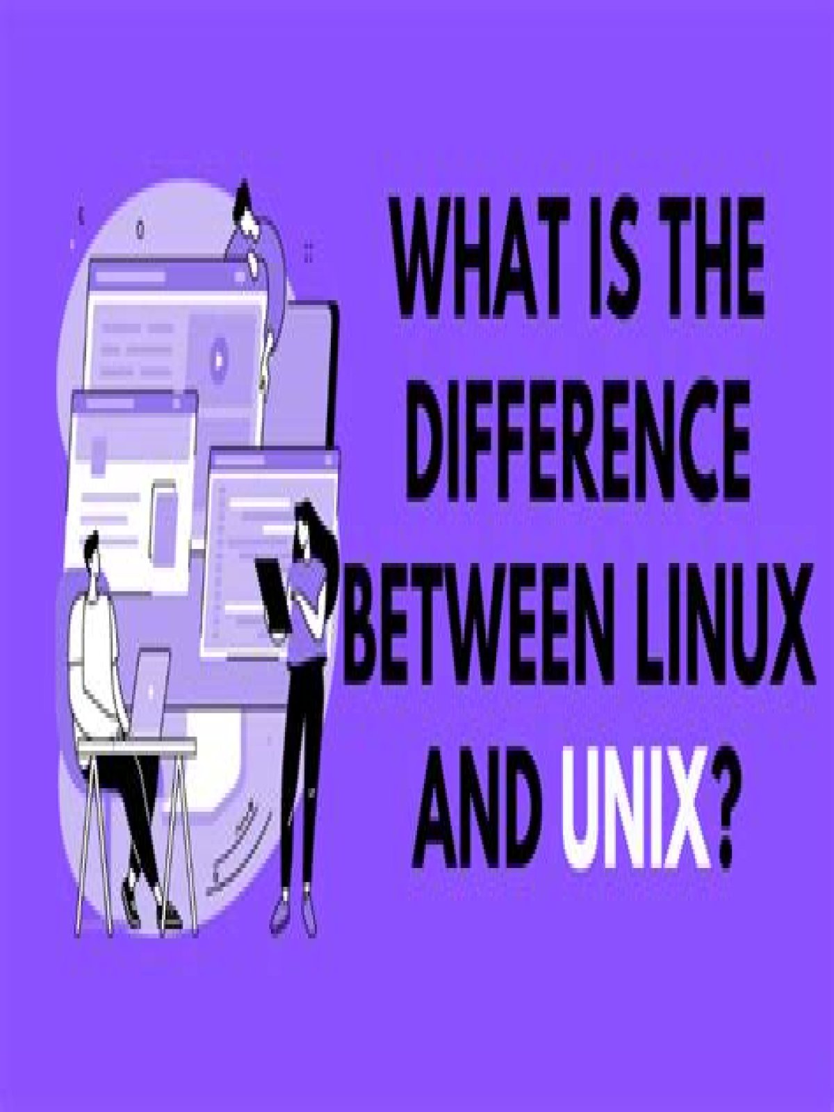 What is the difference between and Linux?