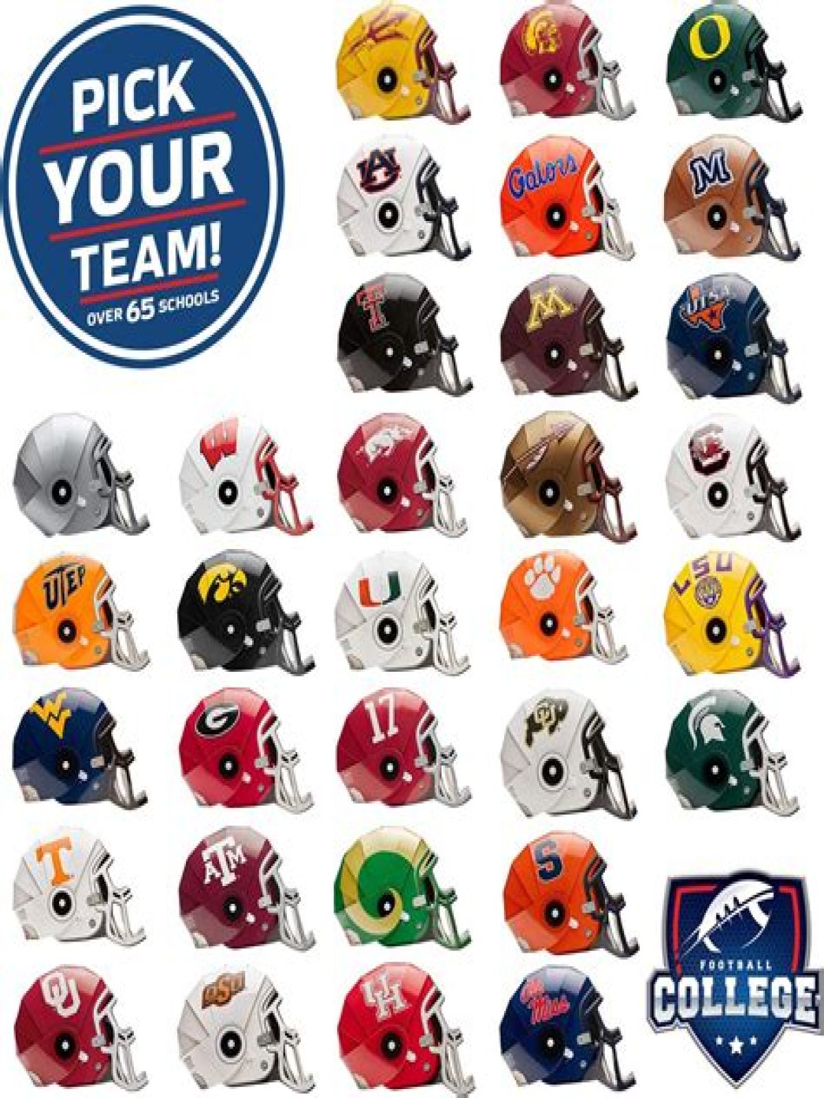 What's with the stickers on college football helmets?