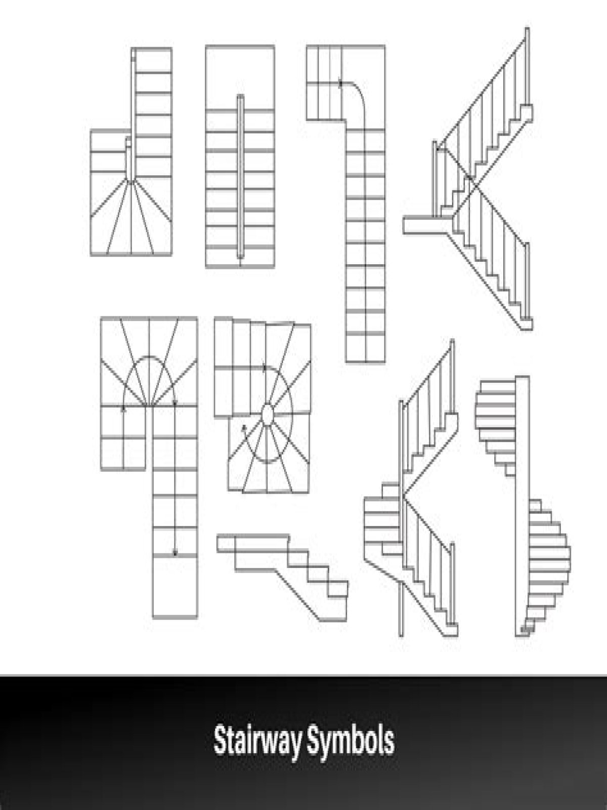 What Stairway information should be included on the floor plan?