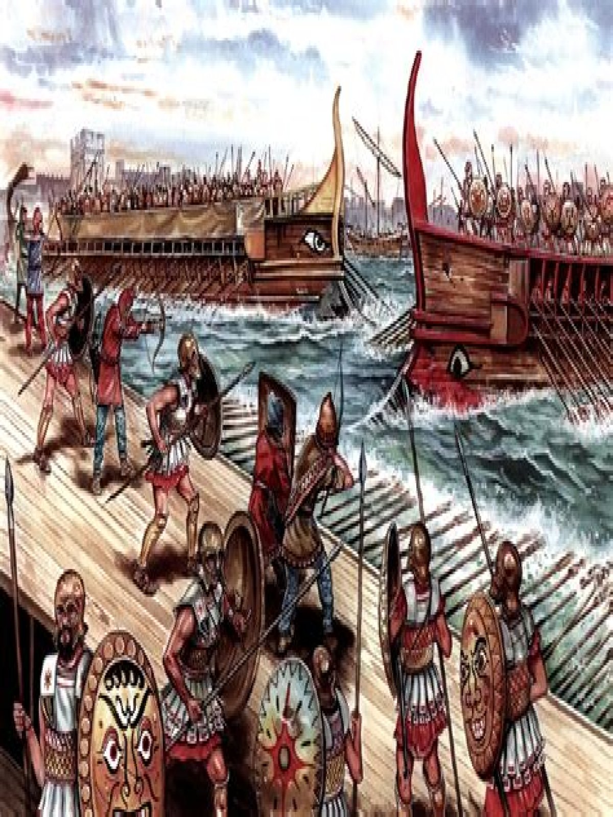 What was the end result of the Persian wars?