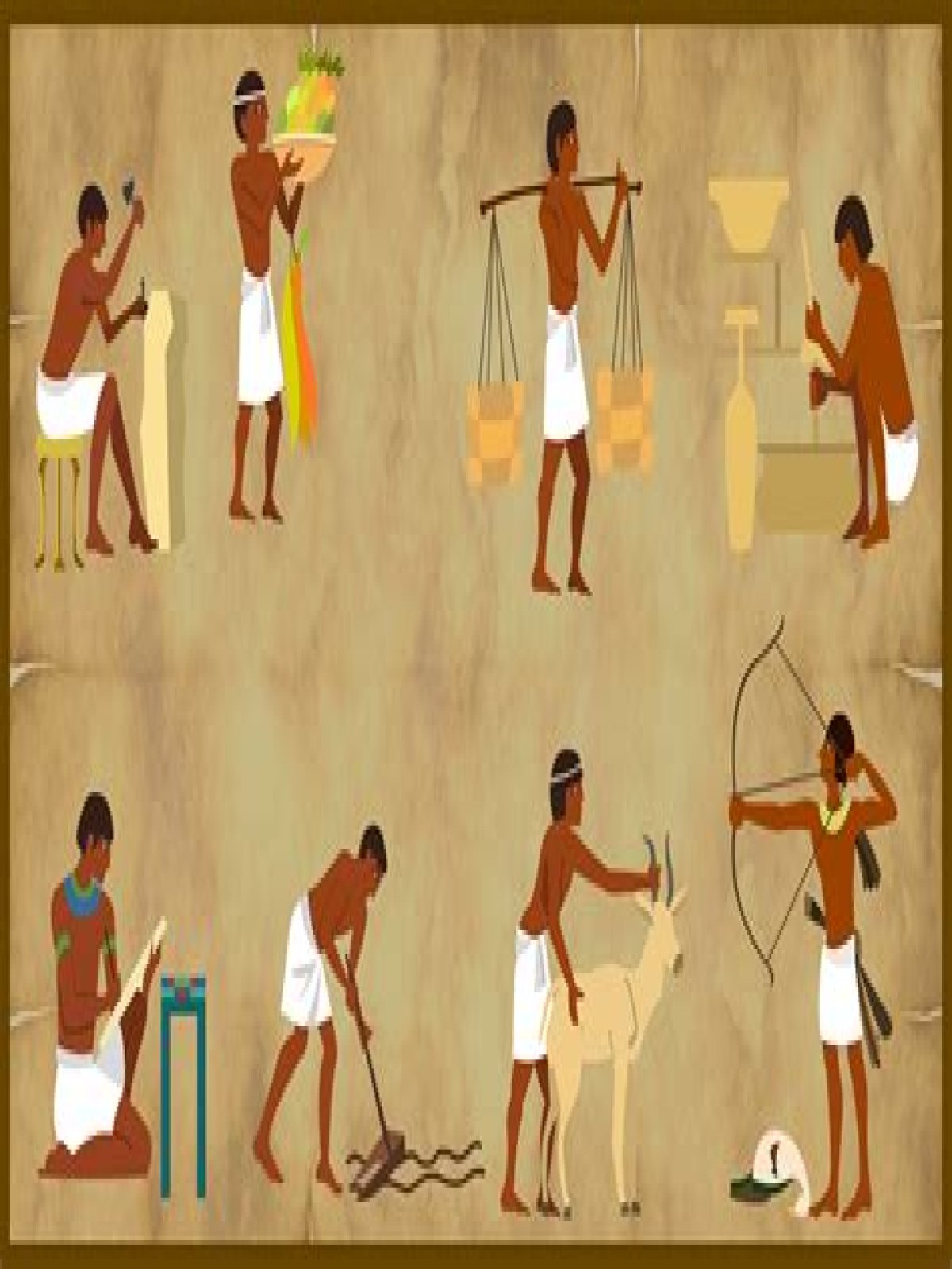 what were the jobs in ancient egypt