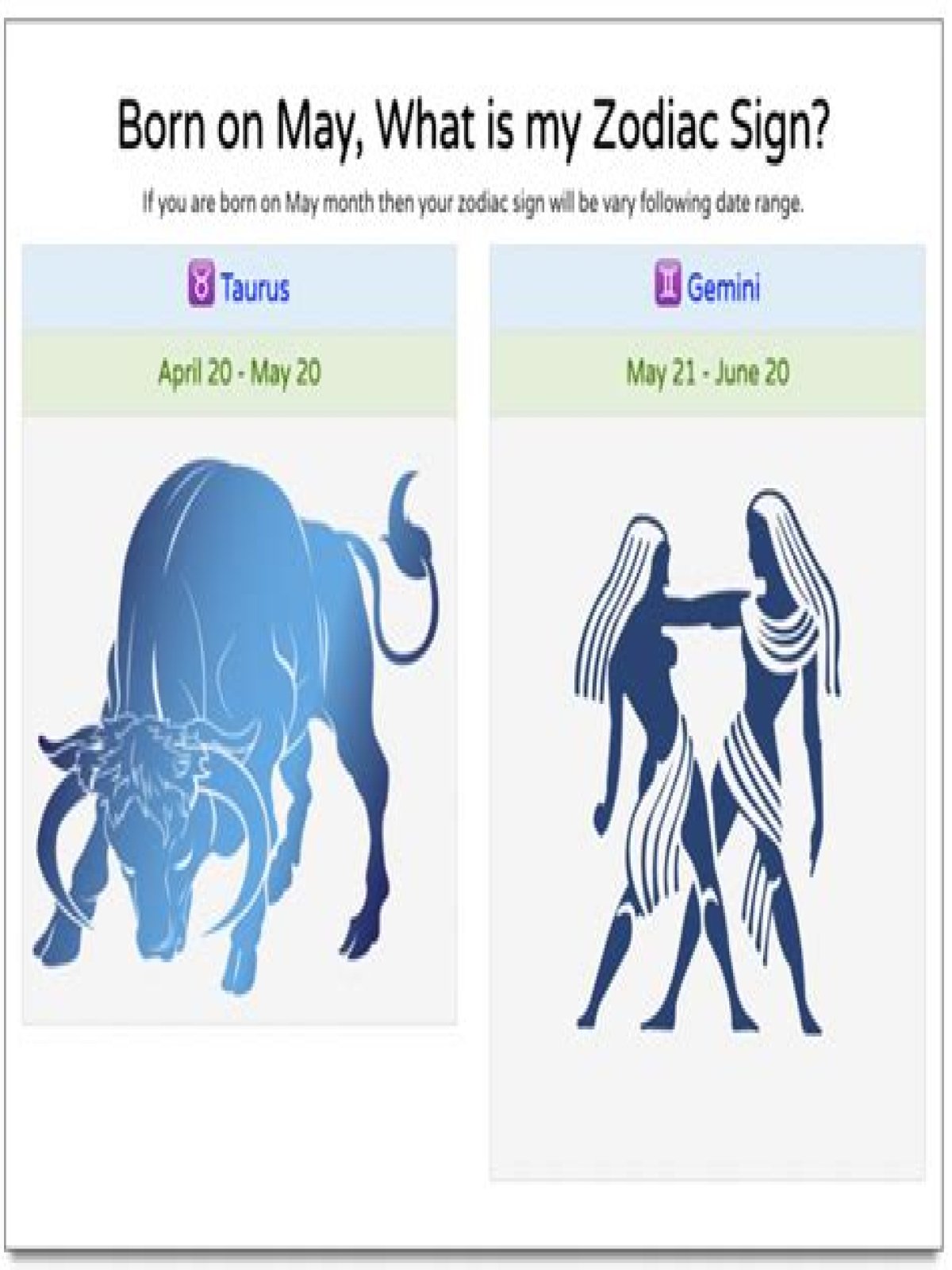 what zodiac sign is may