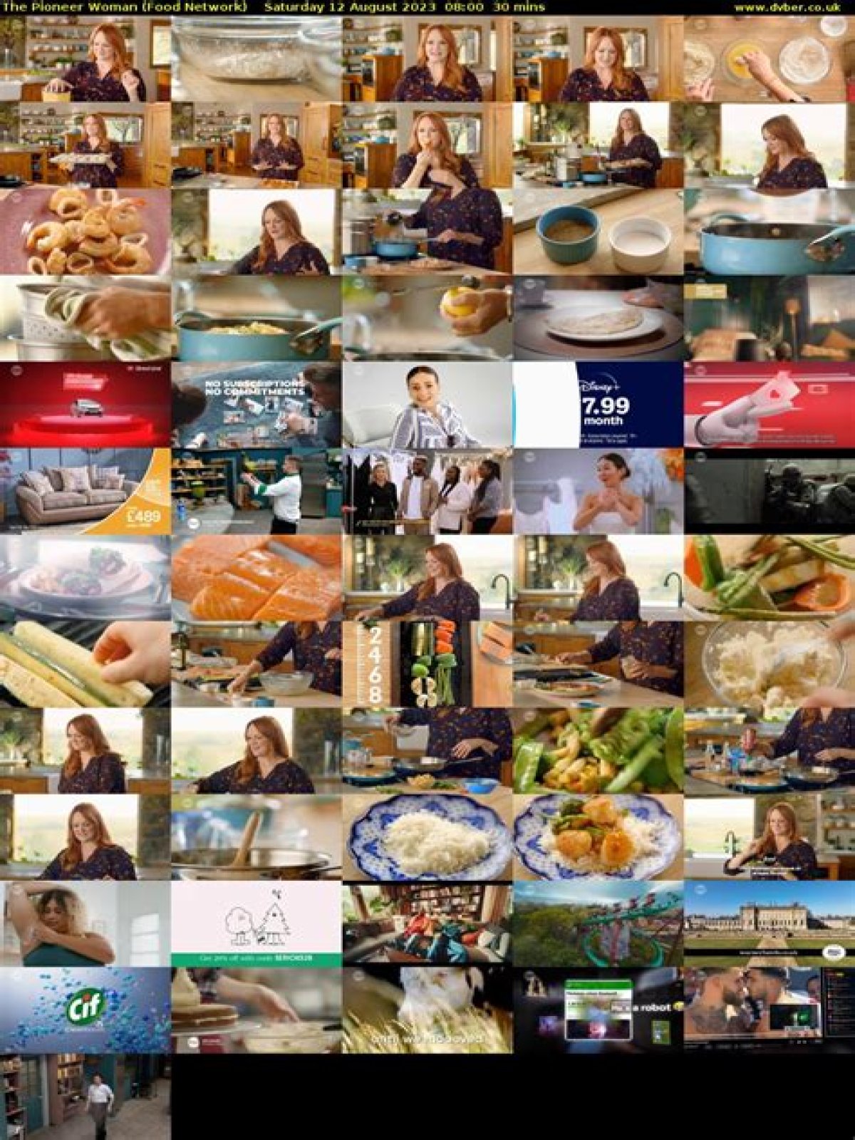 Who produces the Food Network?