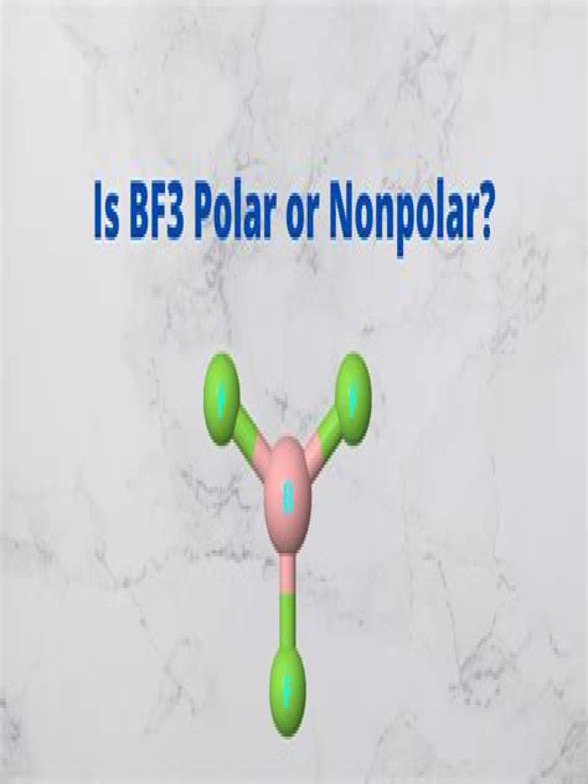 Why BF3 is non-polar While PF3 is polar?