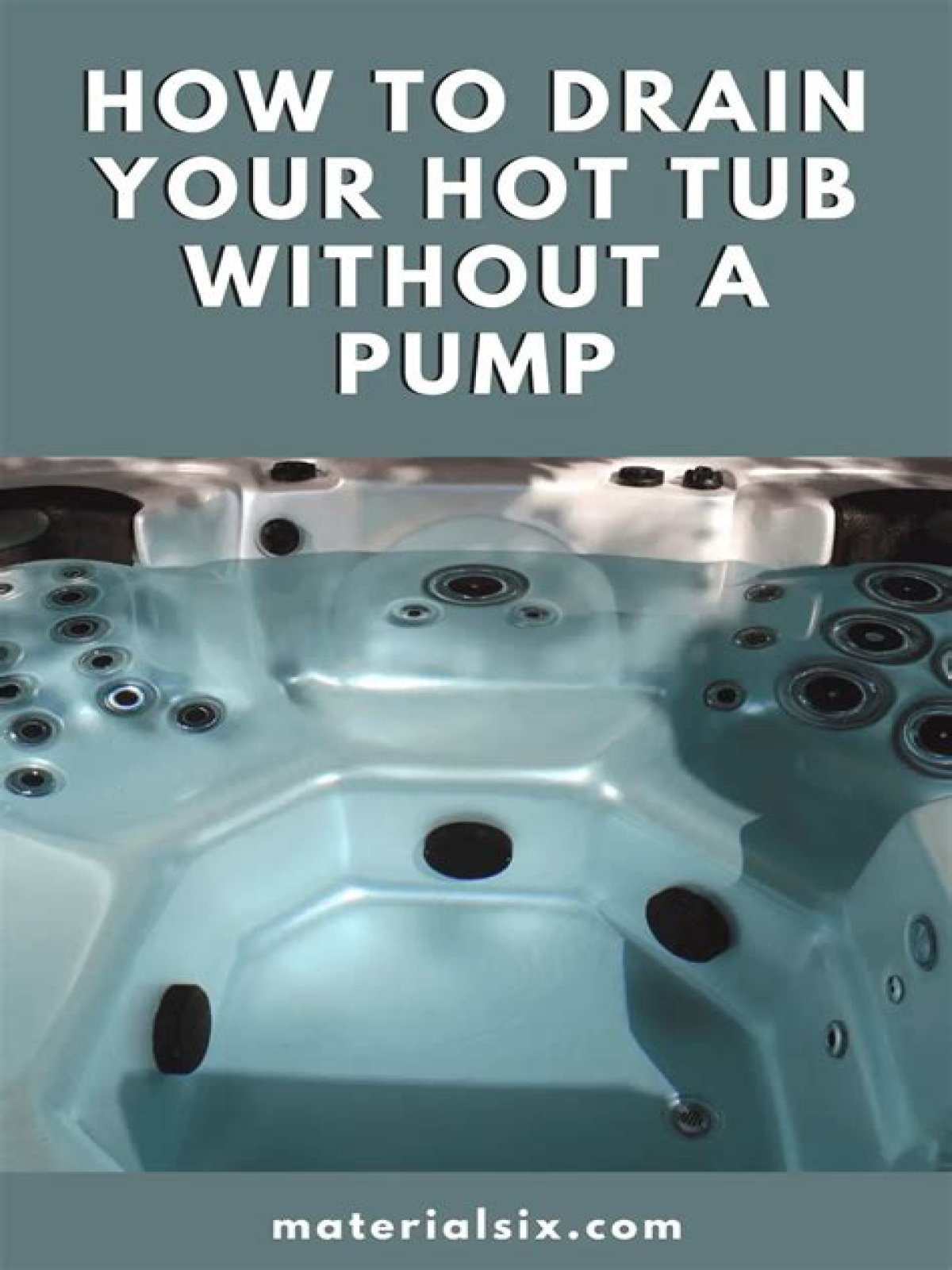 Why does my spa water pump have to be removed?