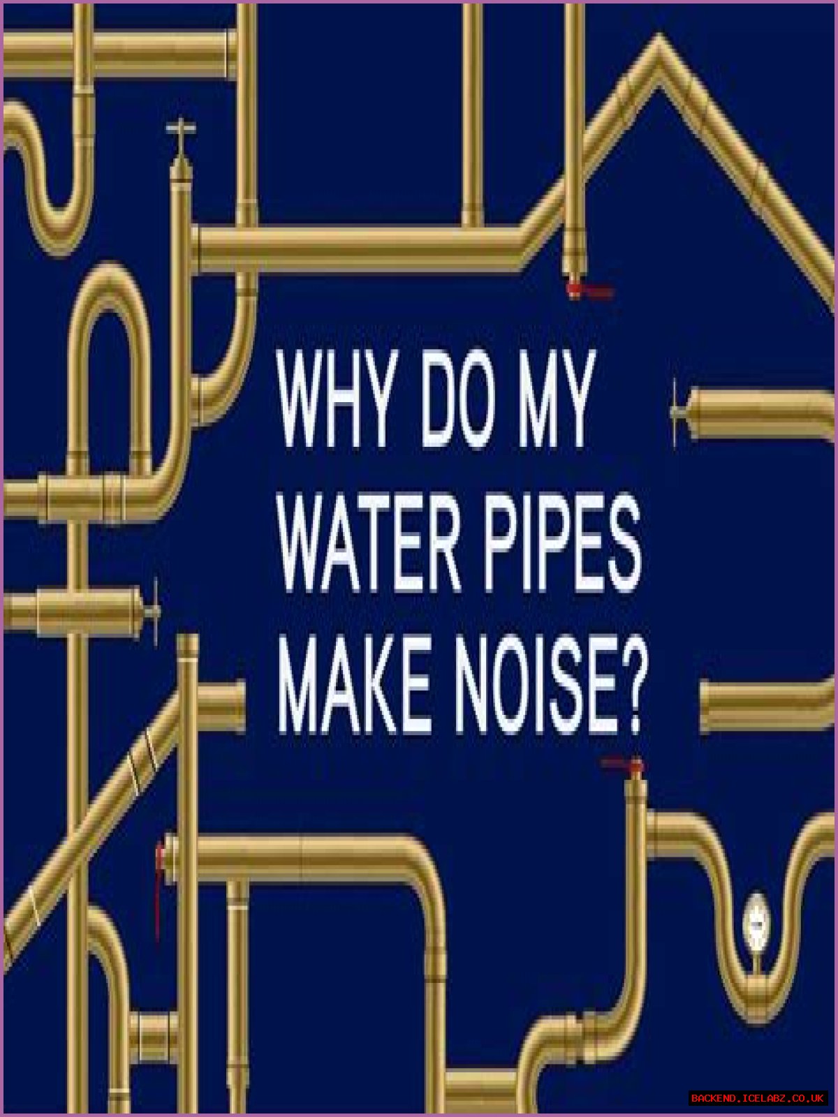Why does my water pipe make a whistling sound?
