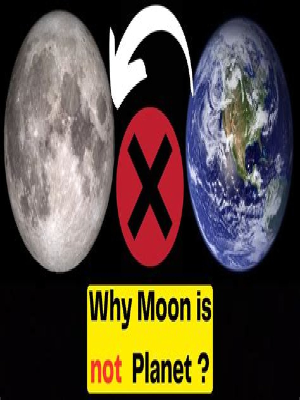 why is the moon not considered a planet