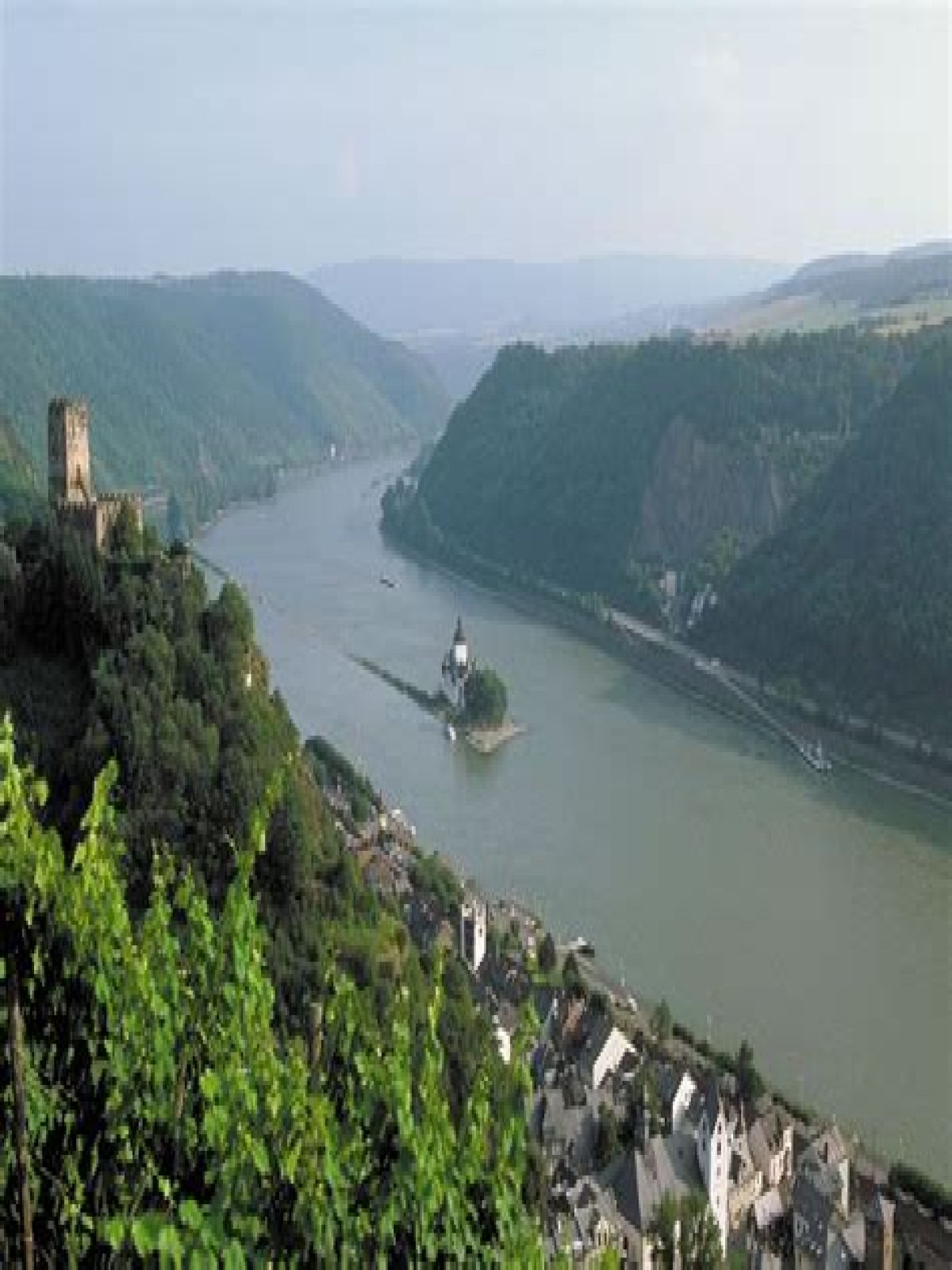 why is the rhine river important to western central europe